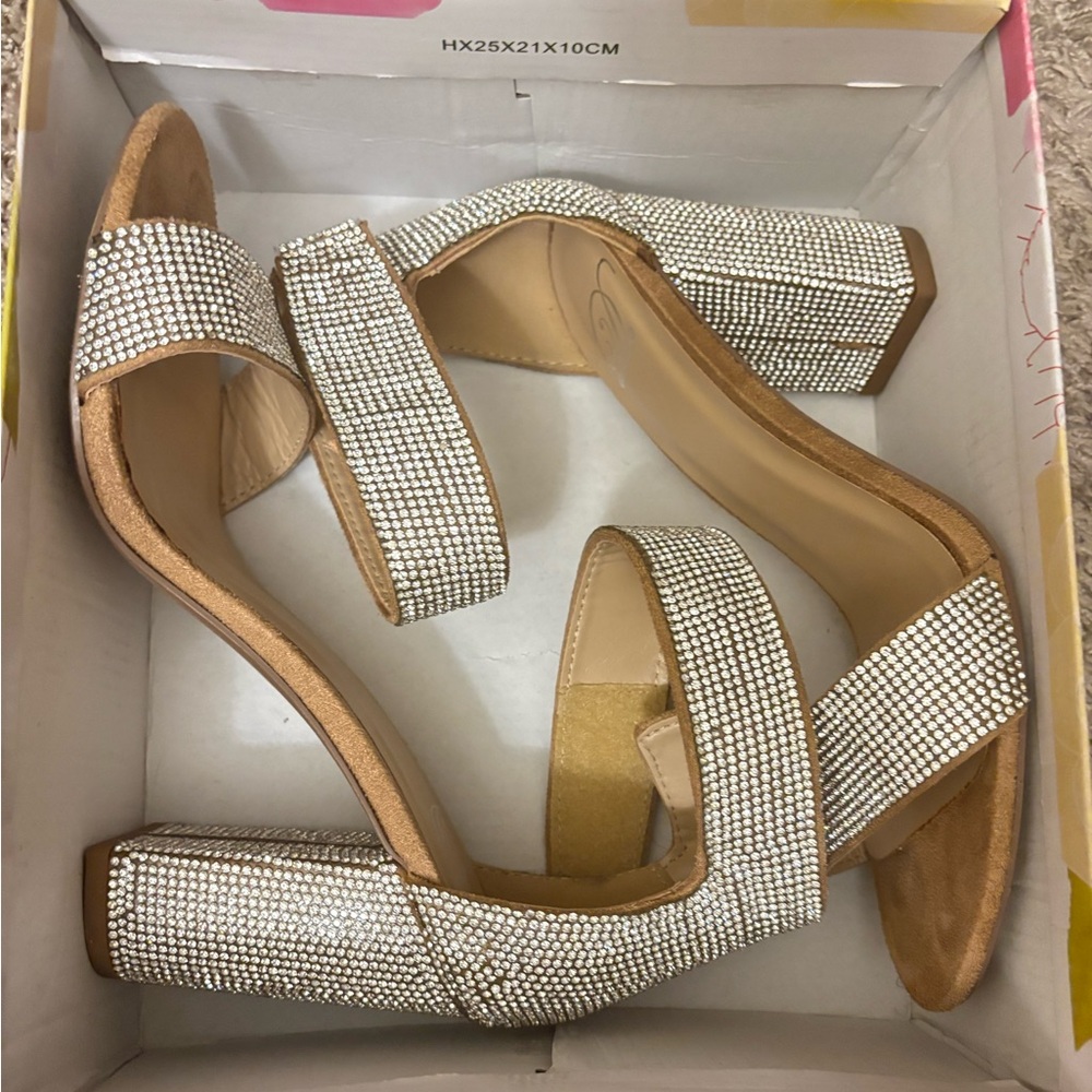 Silver Rhinestone Heels - Picture 6 of 6